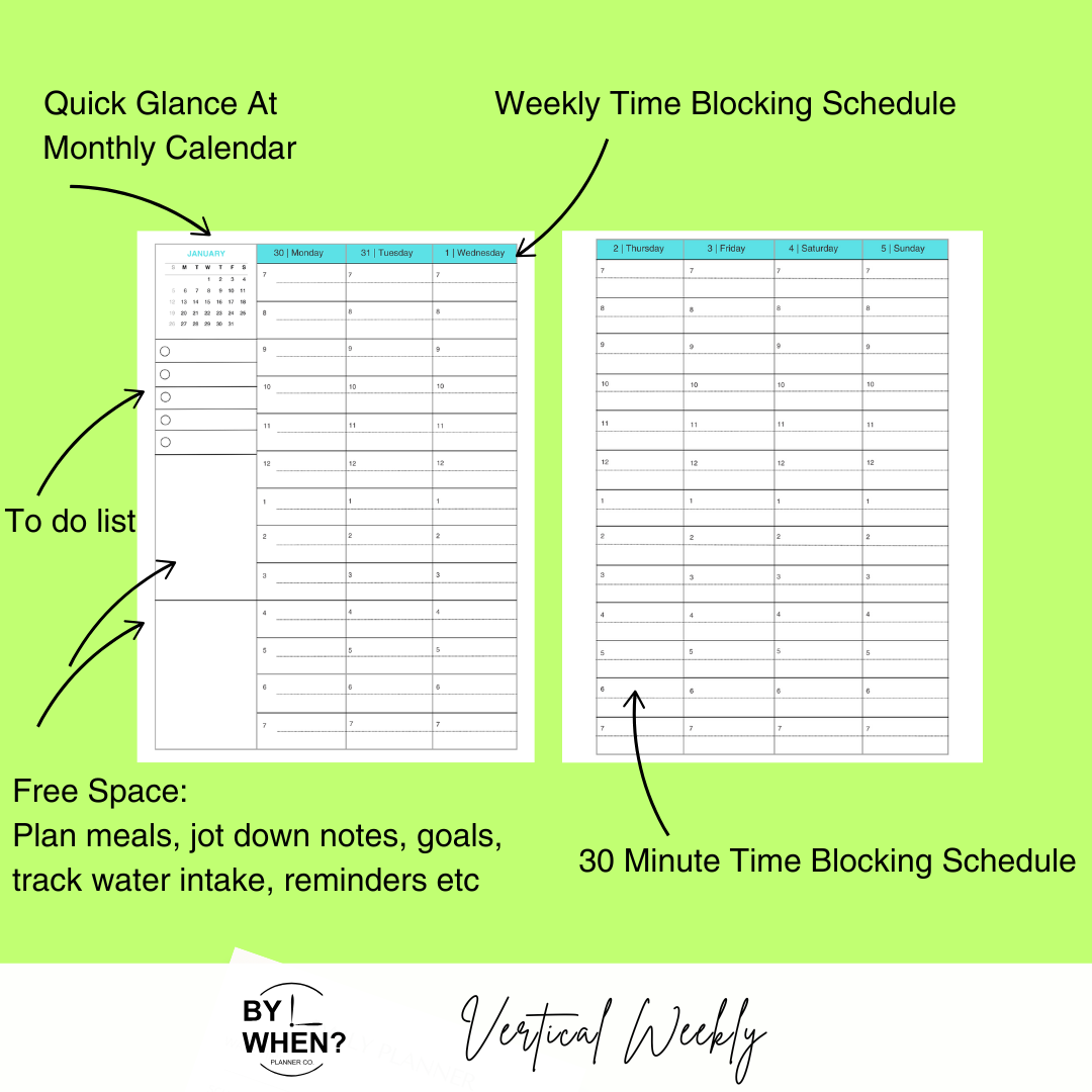 Vertical Focus Planner