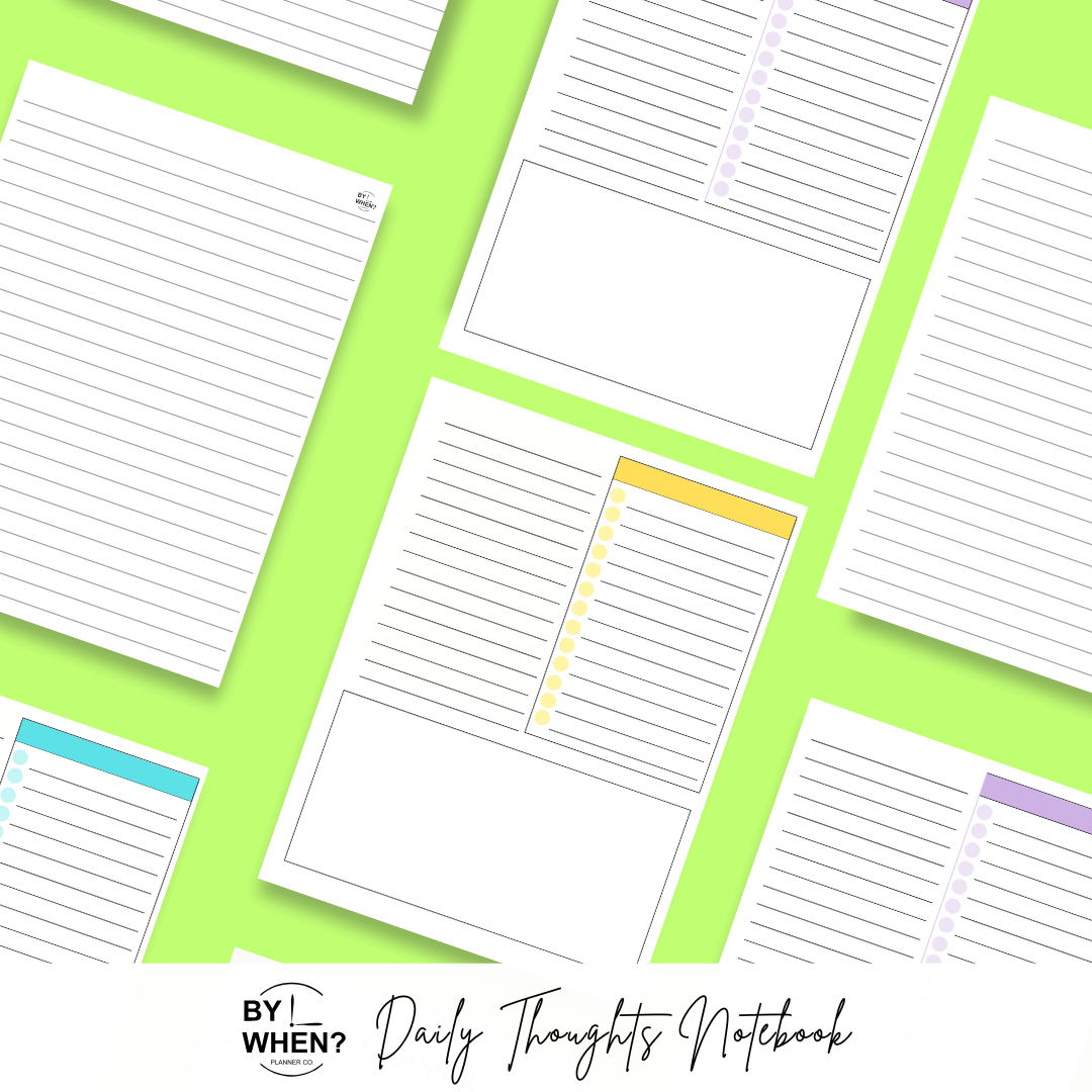 Daily Thoughts Notebook: Sleek Nature