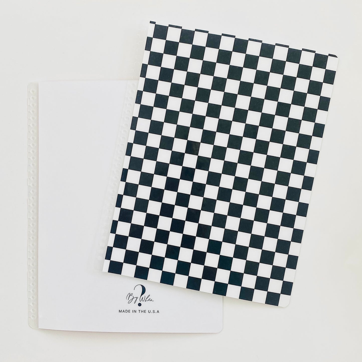 Exchangeable Cover: Black Checkered