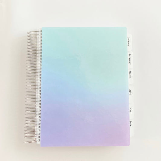 Daily Focus Planner: Purple and Blue Ombre