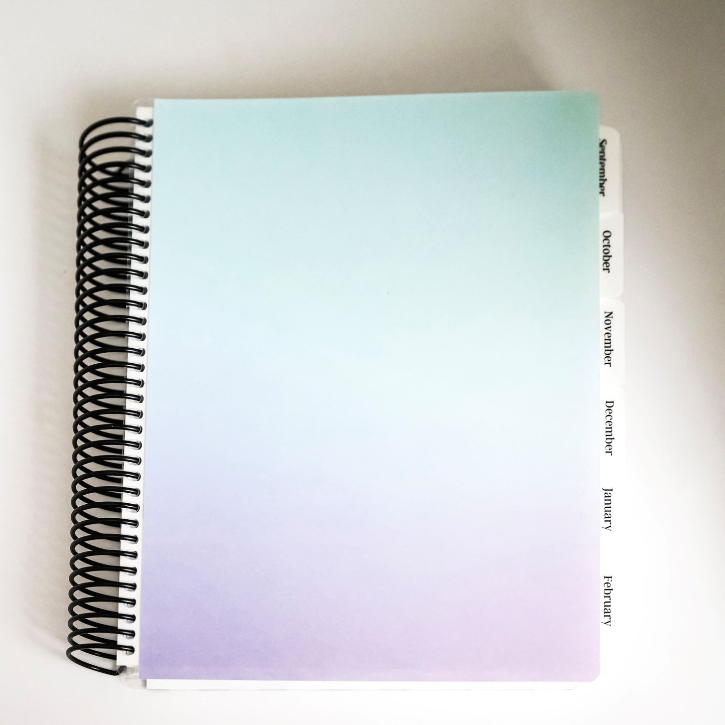 Daily Focus Planner: Purple and Blue Ombre