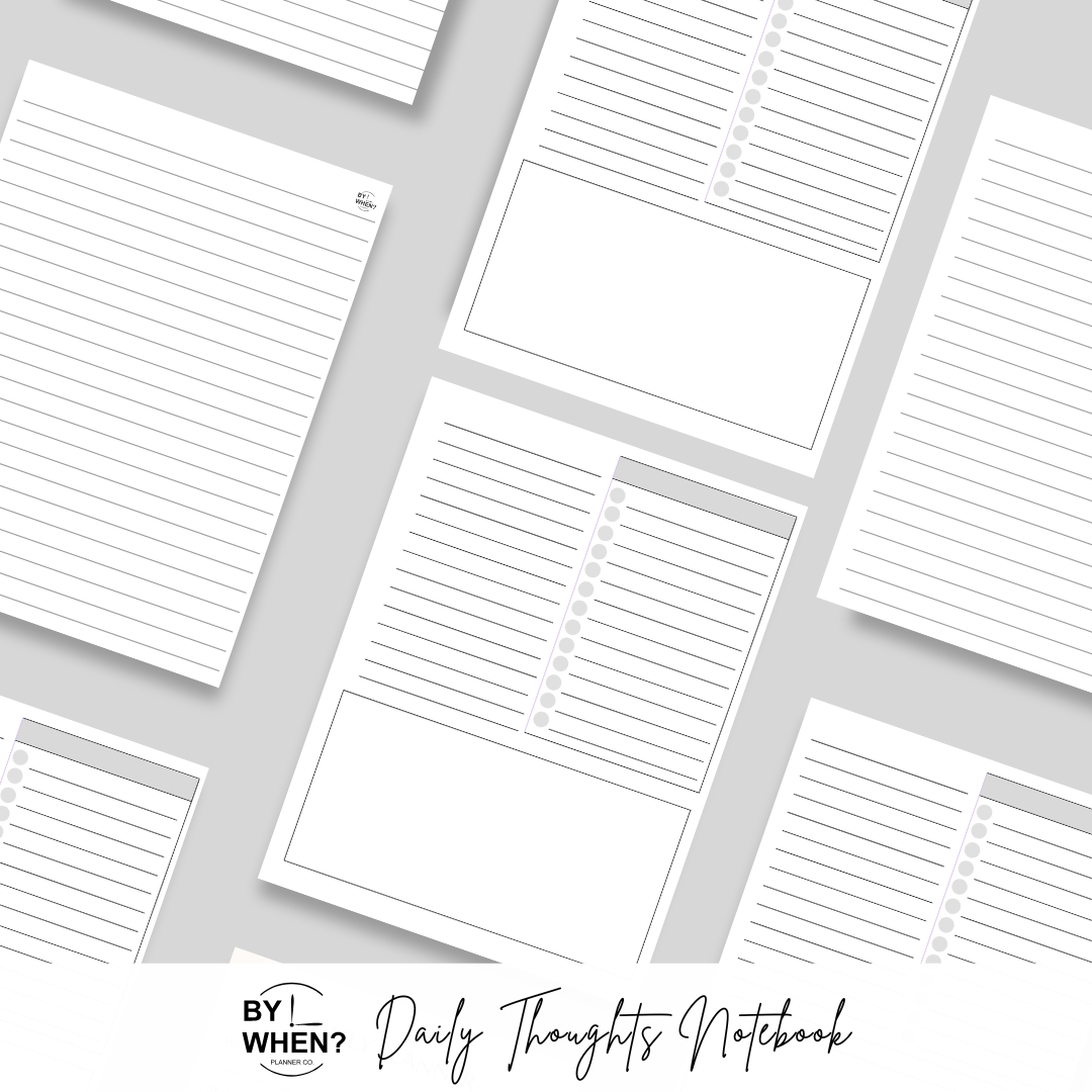 Daily Thoughts Notebook: Sleek Nature