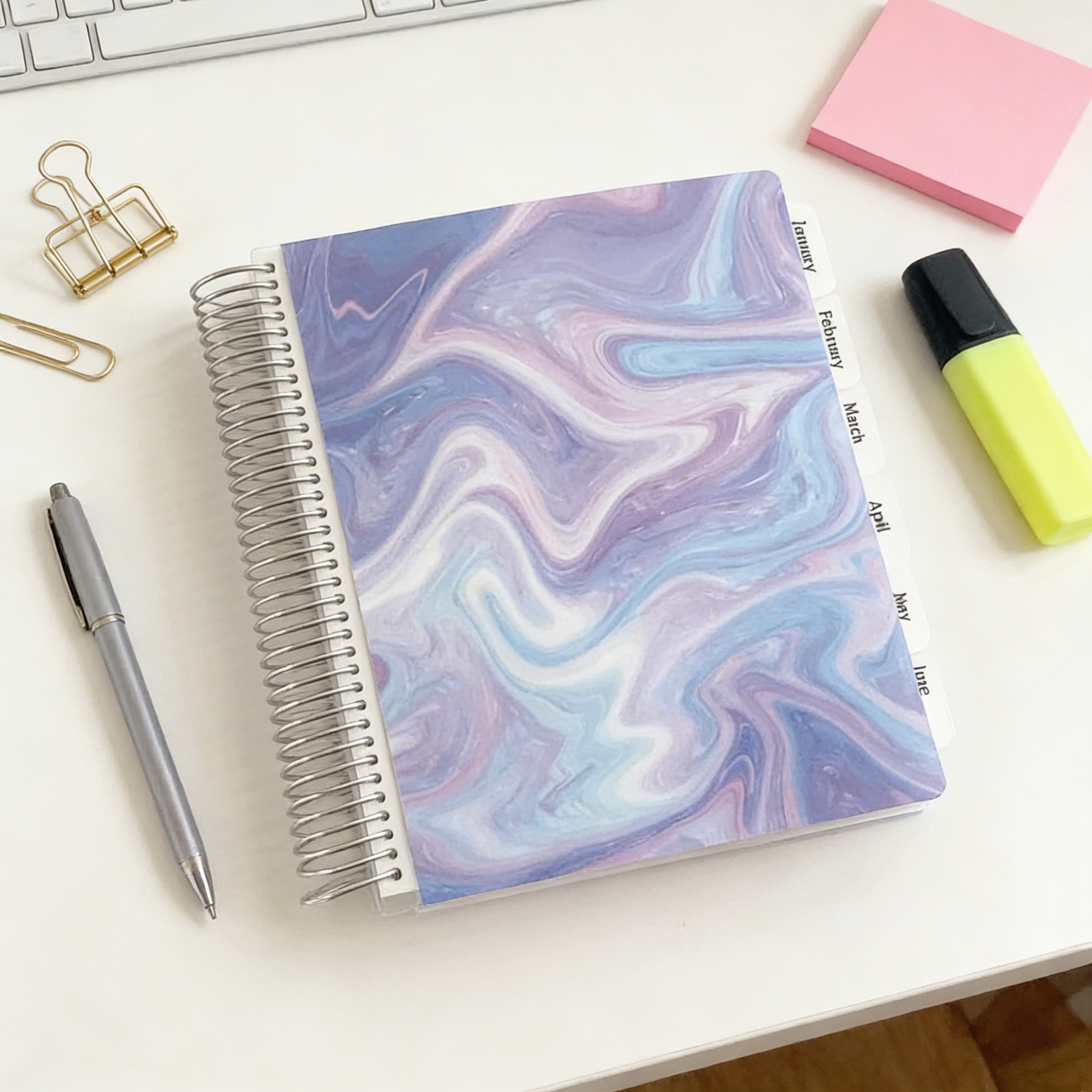 Interchangeable Cover: Purple Swirl