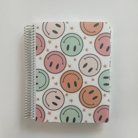 Minimalist Planner: Multi-Color Smiley