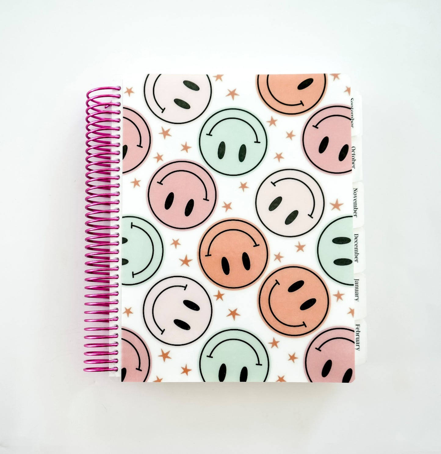 Daily Focus Planner: Multi-Color Smiley