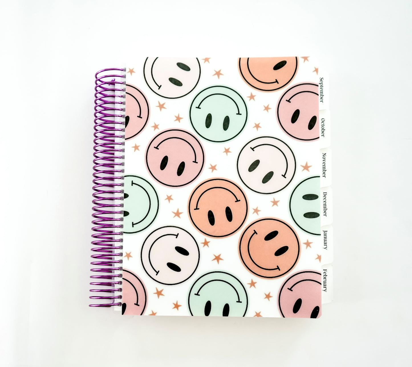Daily Focus Planner: Multi-Color Smiley