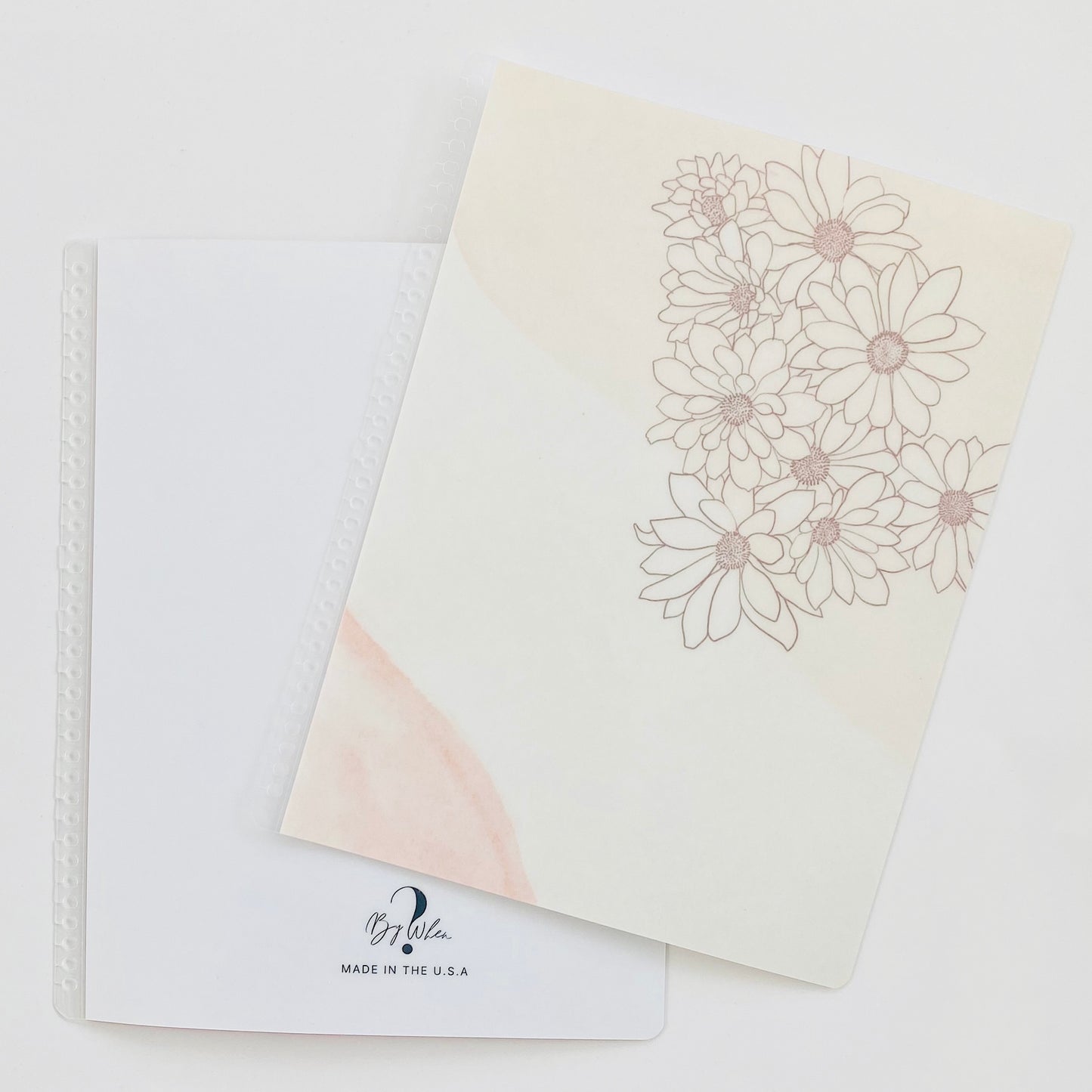Exchangeable Cover: Neutral Flowers
