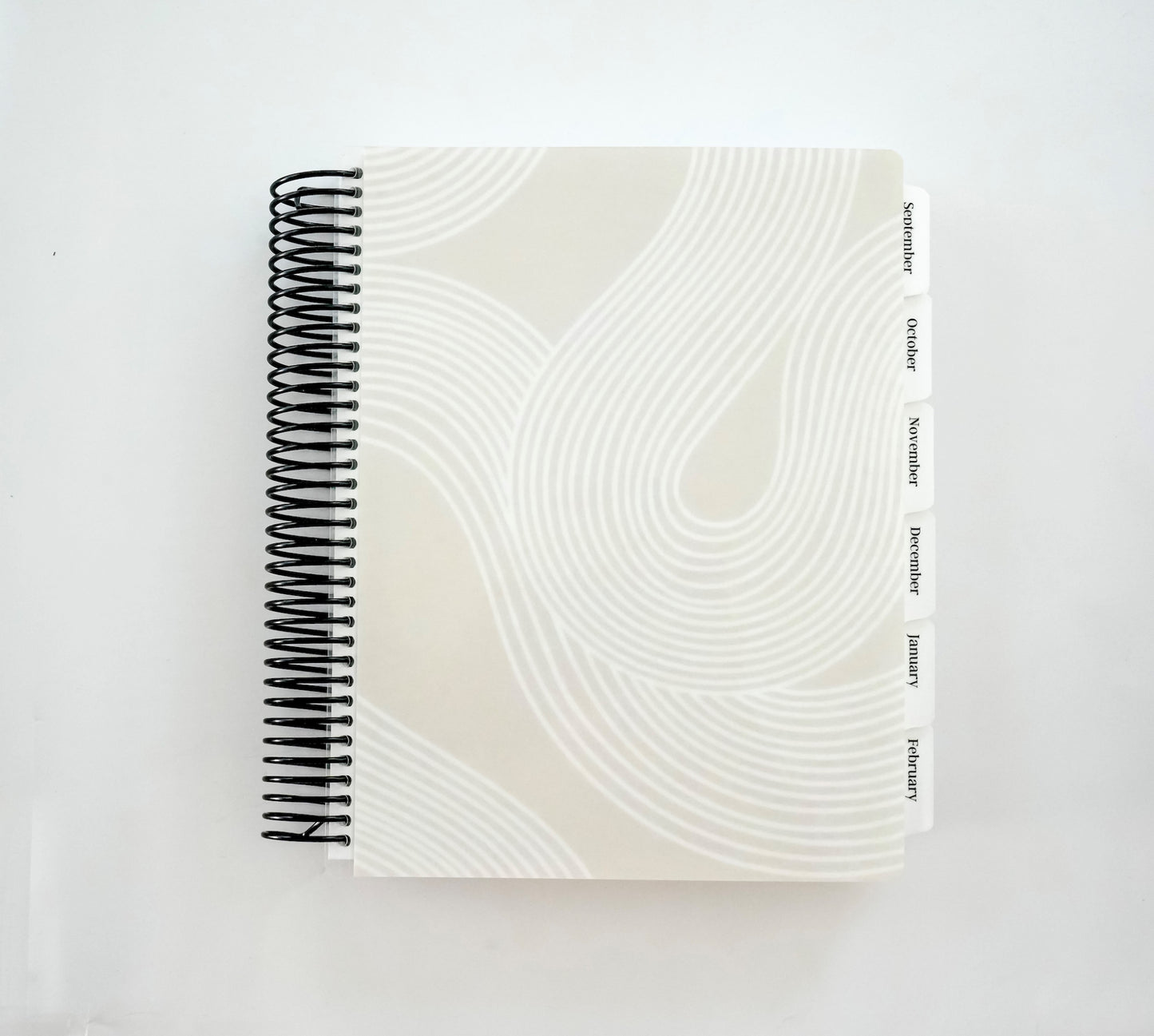 Daily Focus Planner: Neutral Swirls