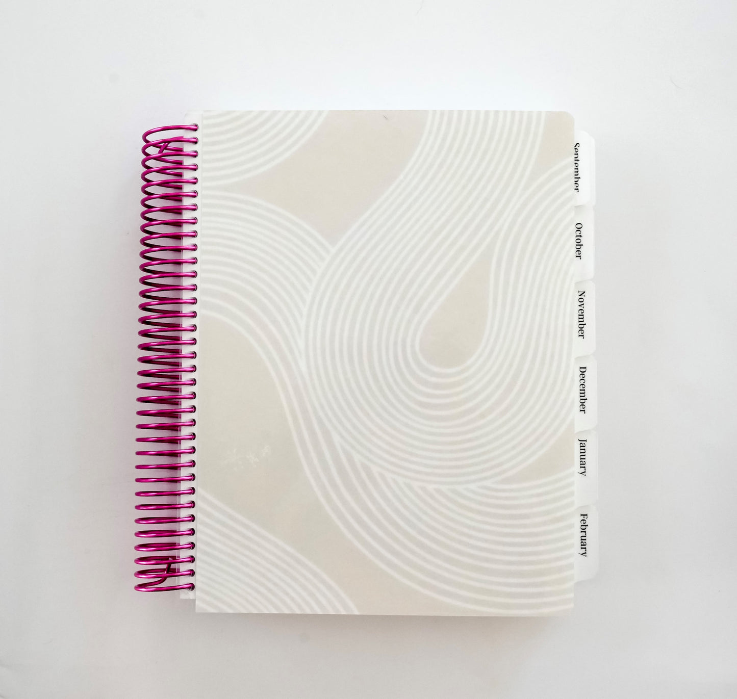 Daily Focus Planner: Neutral Swirls