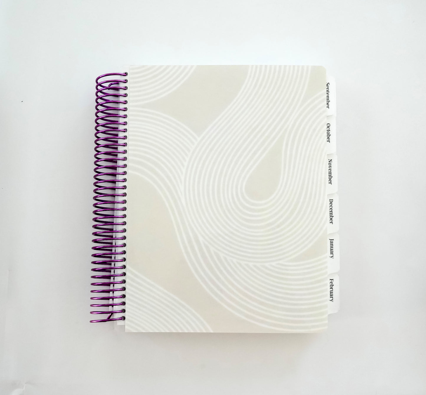Daily Focus Planner: Neutral Swirls