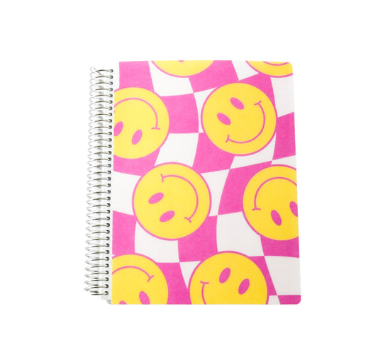 Lined Notebook: Smiley