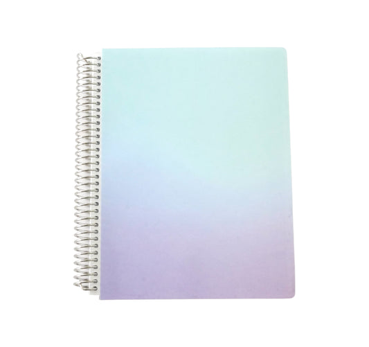 Daily Thoughts Notebook: Purple and Blue Ombre