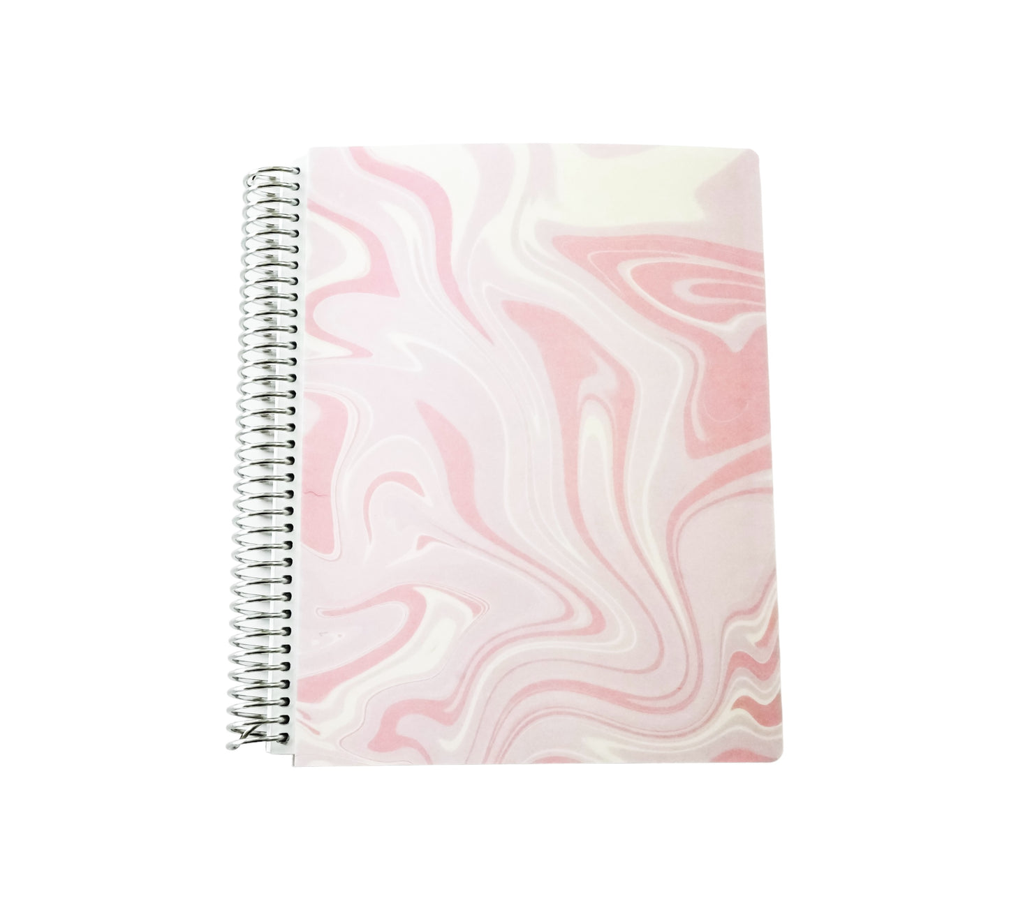 Daily Thoughts Notebook: Pink Swirl