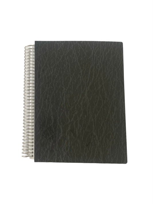 Daily Thoughts Notebook: Black Leather
