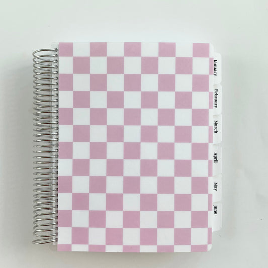 Daily Life Planner: Pink Checkered