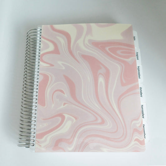Daily Life Planner: Pink Swirl