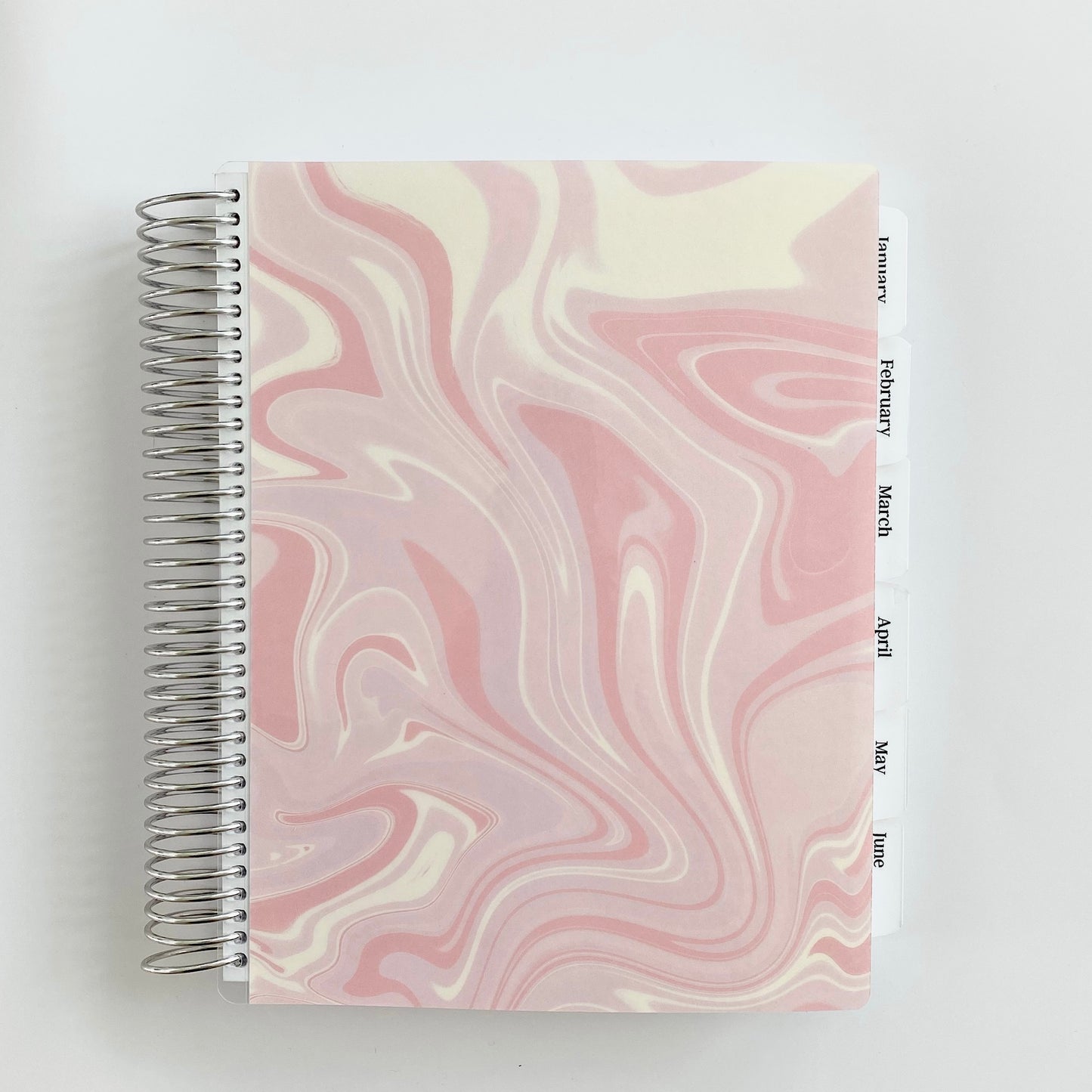 Daily Focus Planner: Pink Swirl