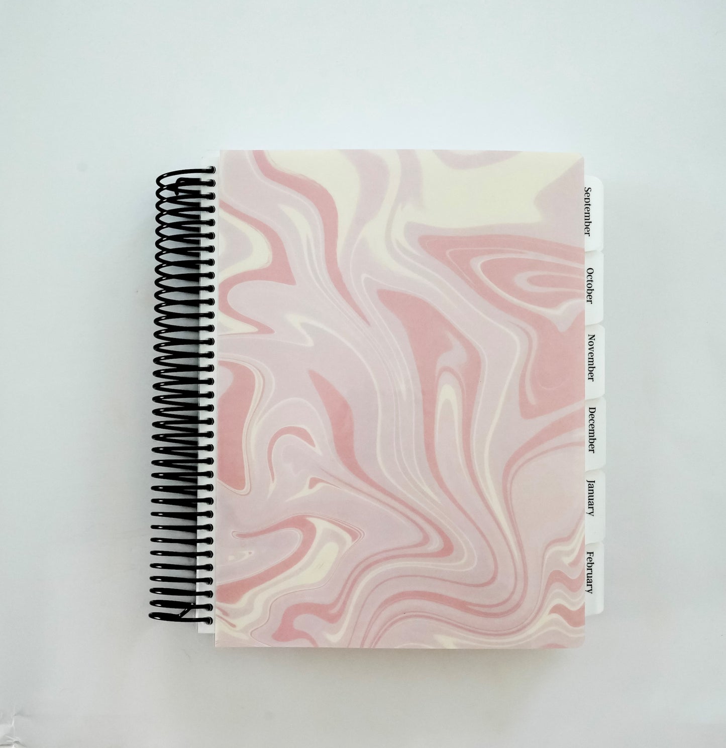Daily Focus Planner: Pink Swirl