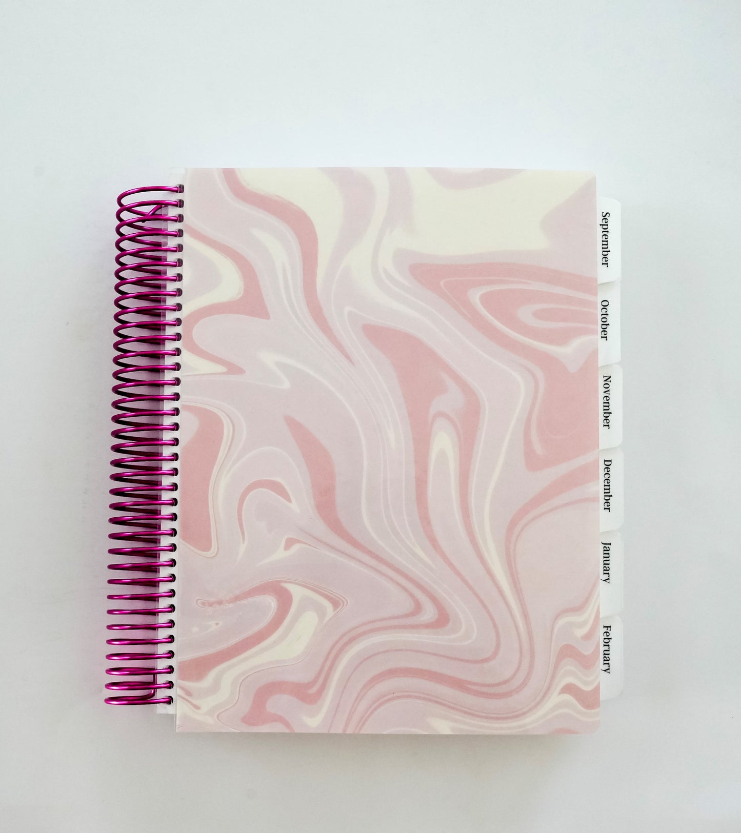 Daily Focus Planner: Pink Swirl