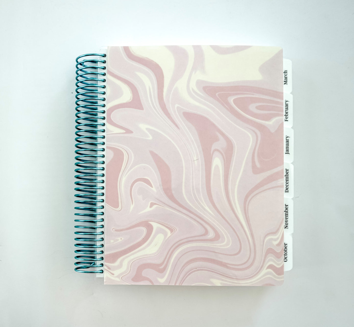 Daily Focus Planner: Pink Swirl