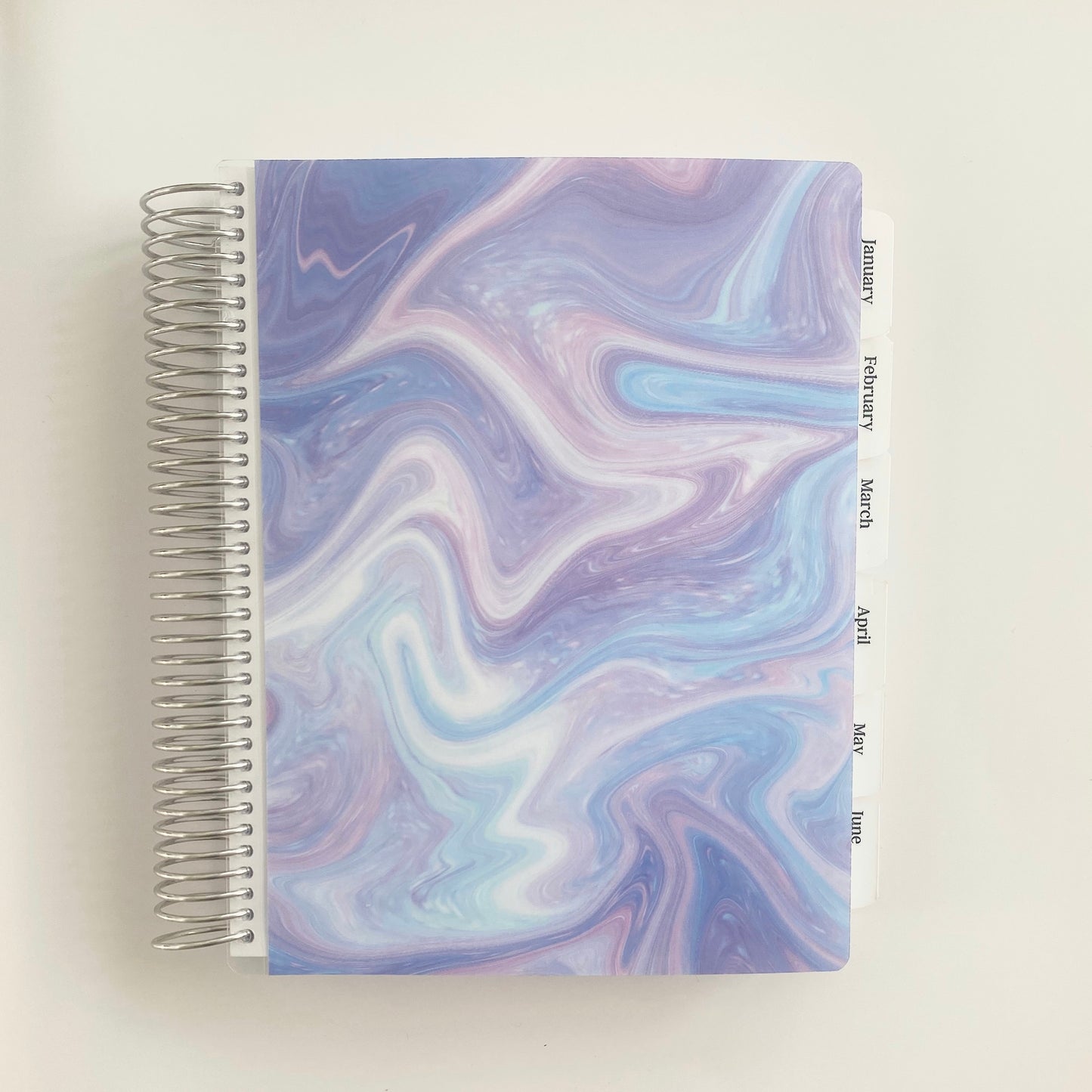 Daily Focus Planner: Purple Swirl