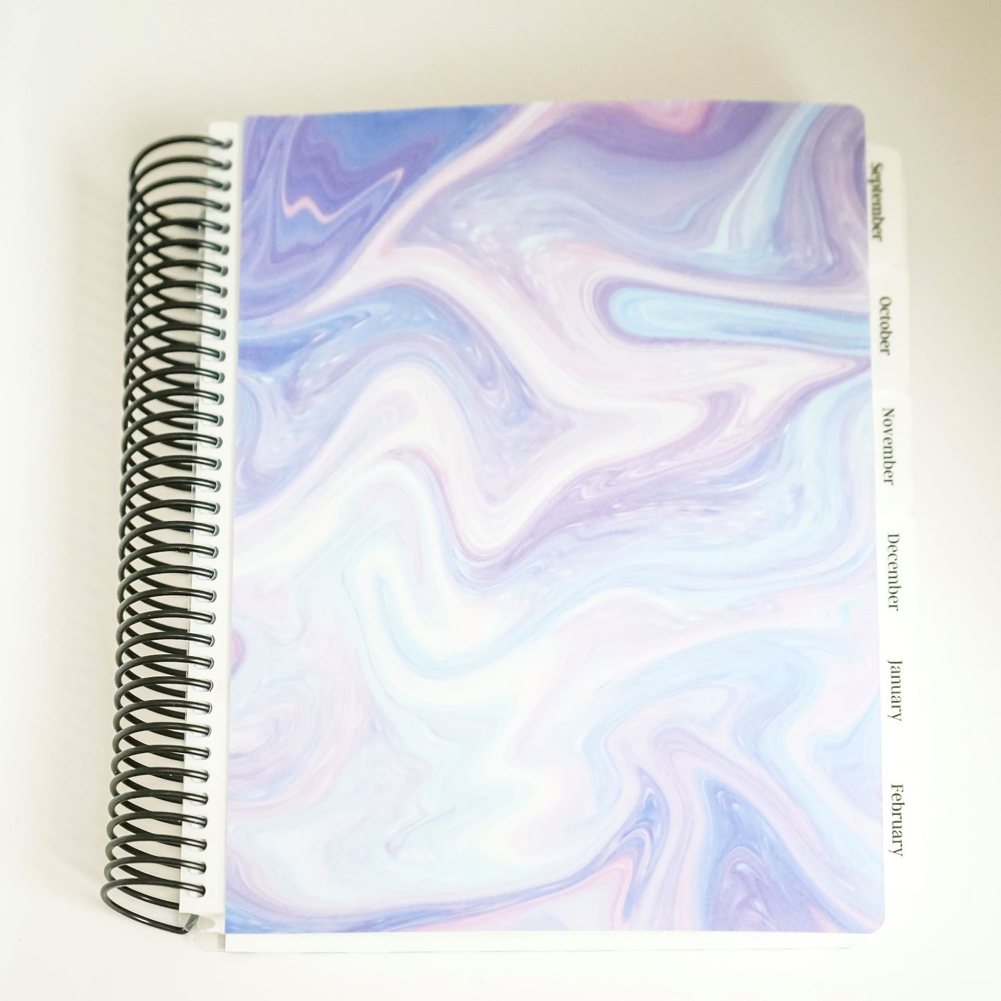 Daily Focus Planner: Purple Swirl