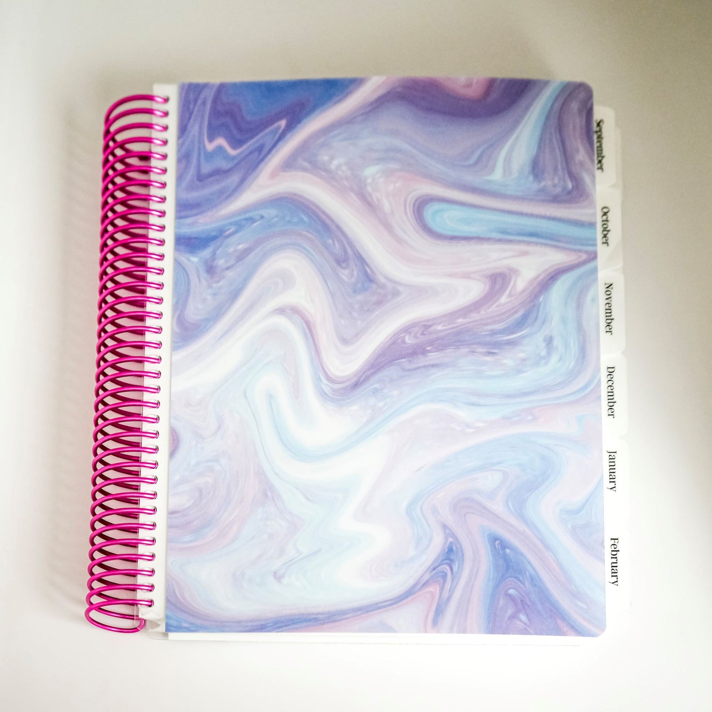Daily Focus Planner: Purple Swirl