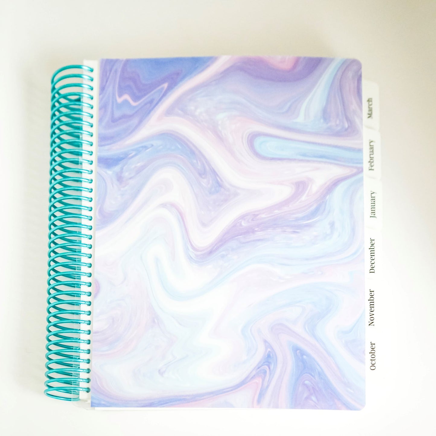 Daily Focus Planner: Purple Swirl