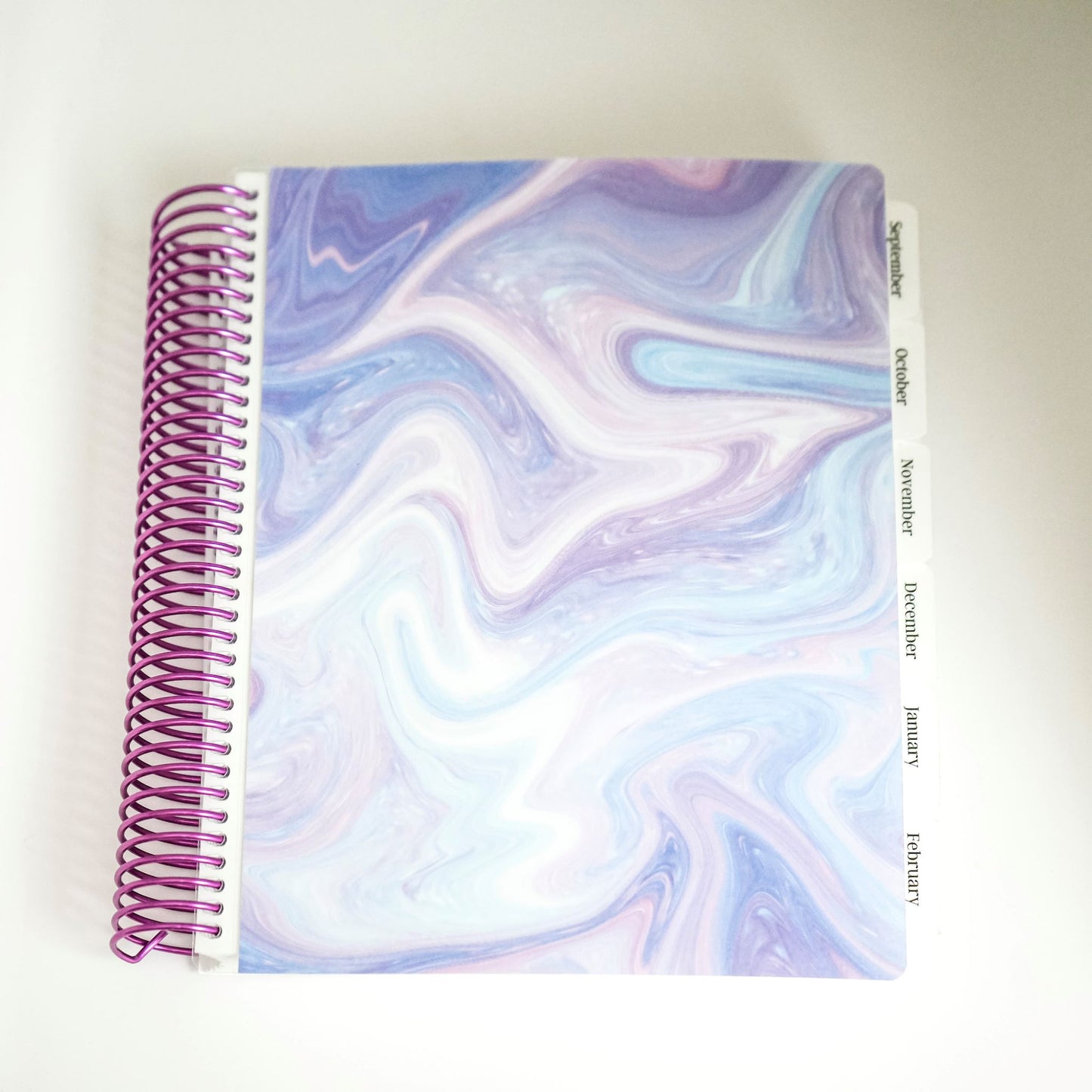 Daily Focus Planner: Purple Swirl