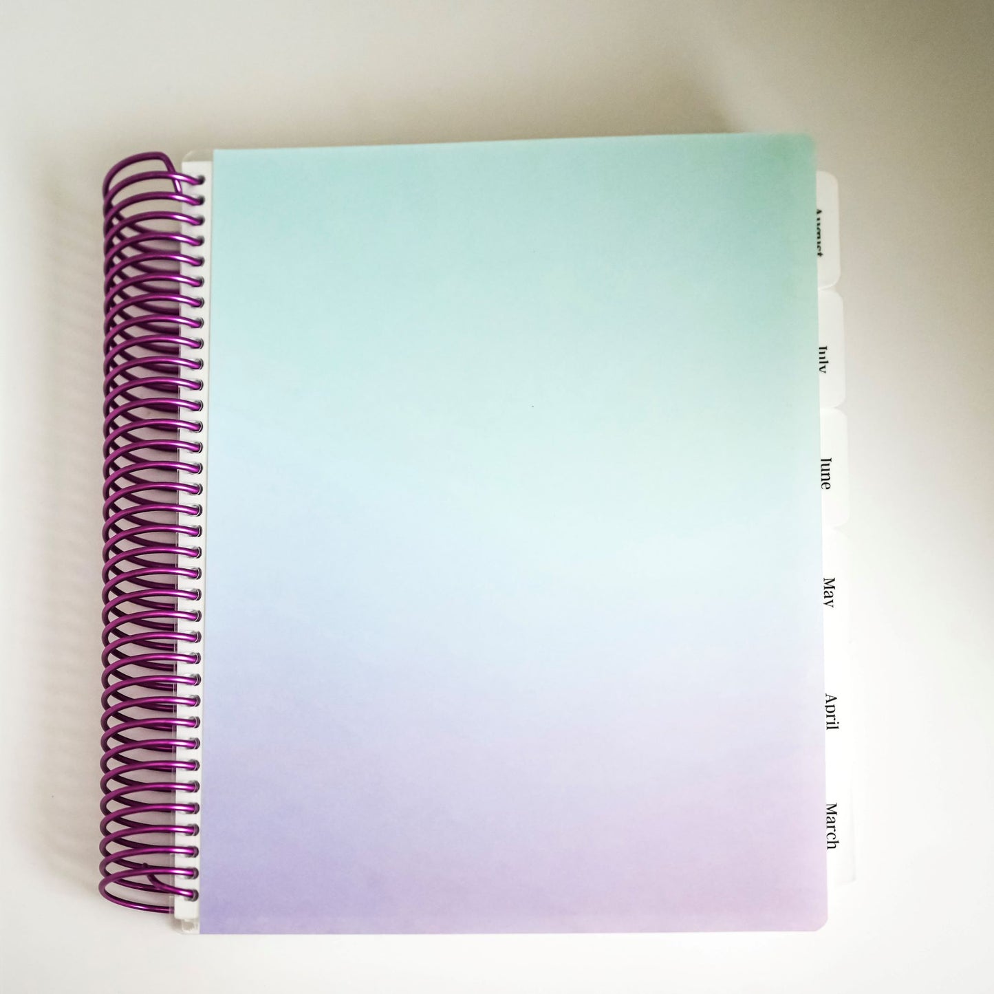 Daily Focus Planner: Purple and Blue Ombre