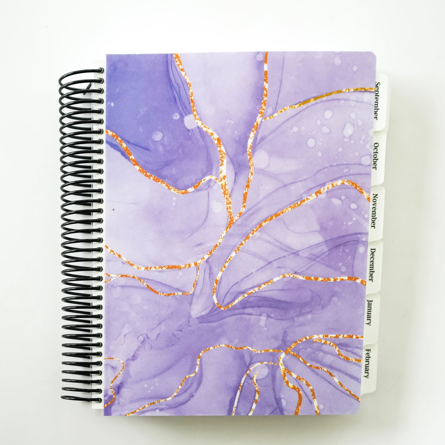 Daily Focus Planner: Purple and Gold