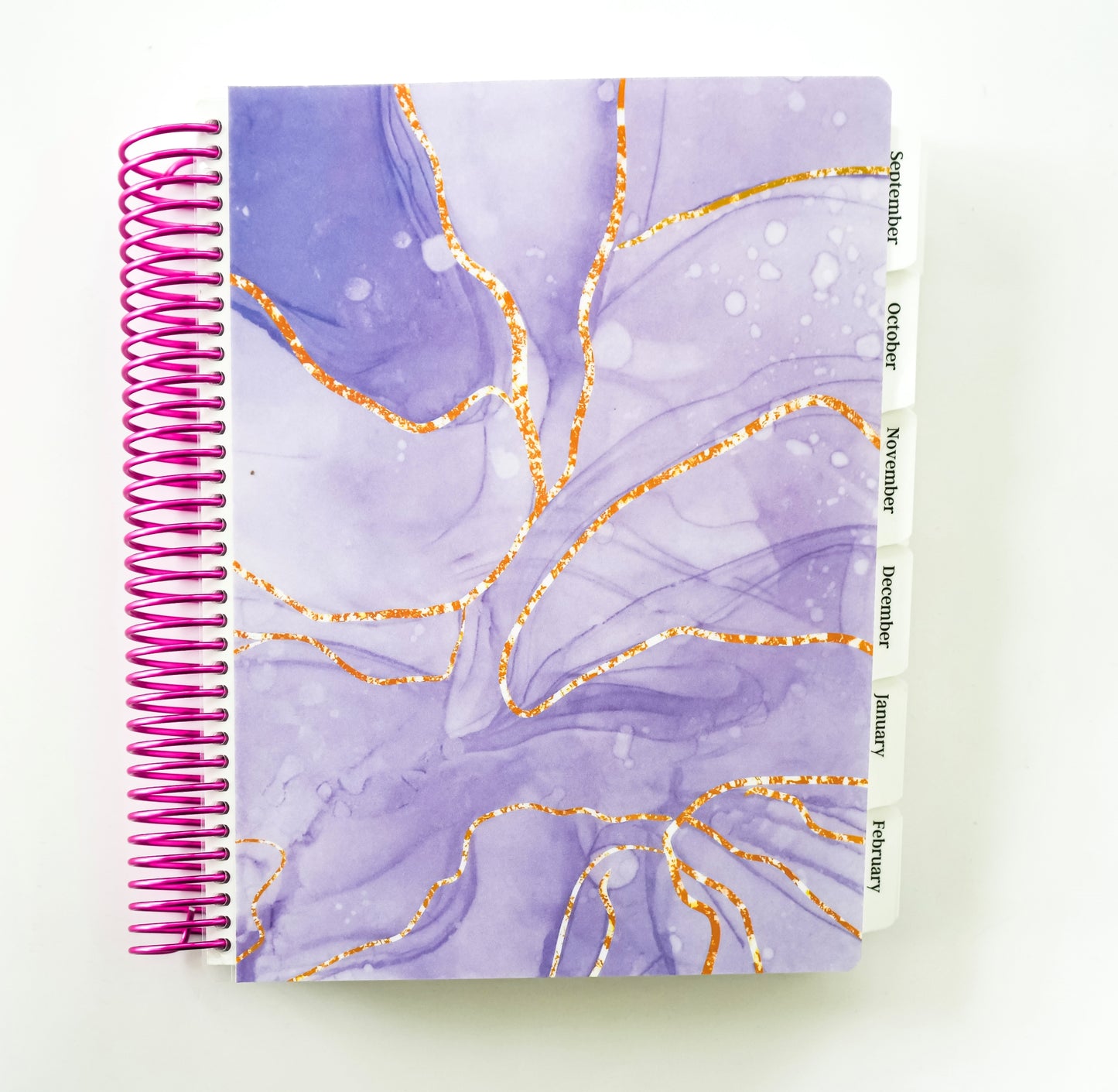 Daily Focus Planner: Purple and Gold