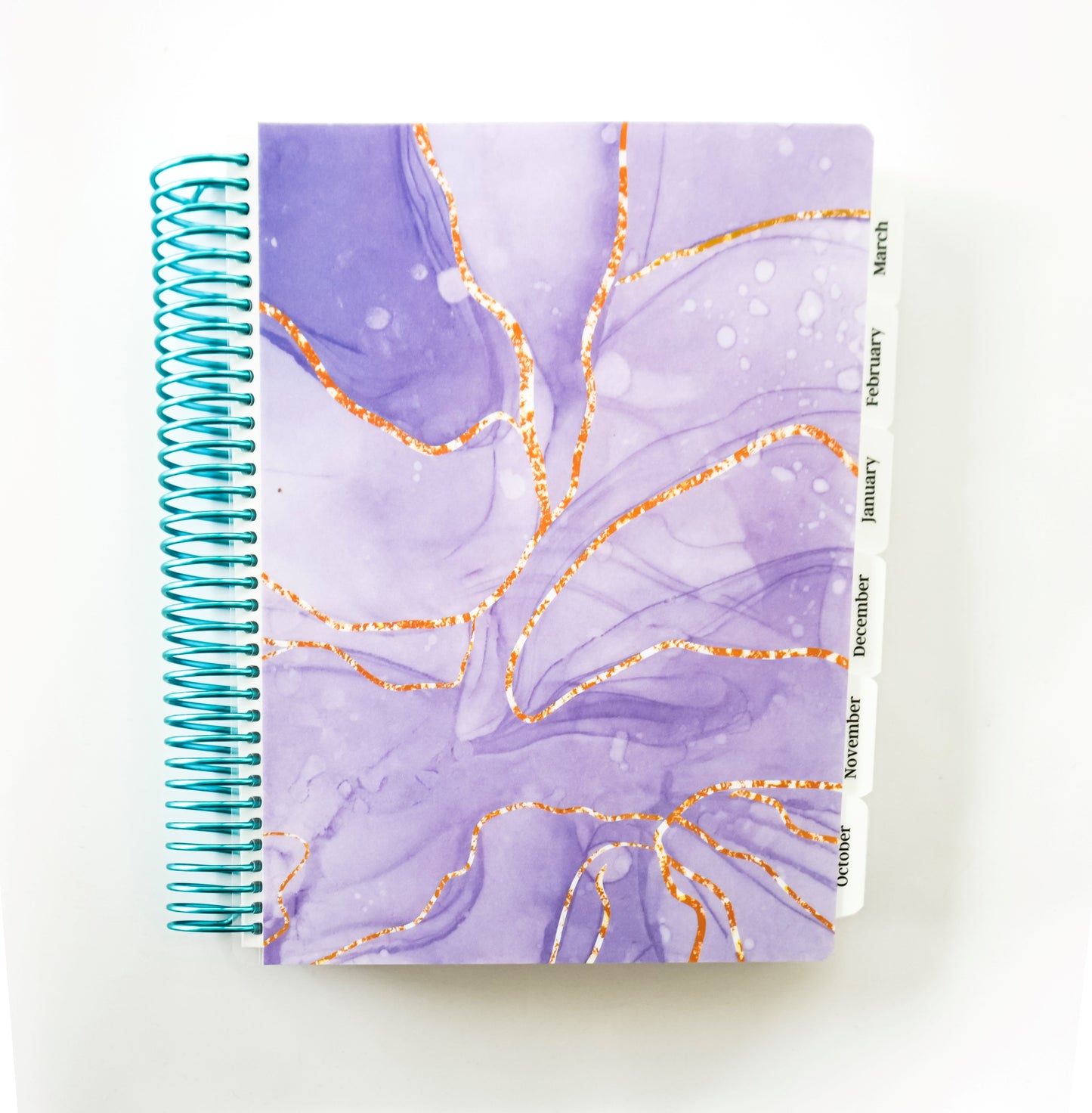 Daily Focus Planner: Purple and Gold