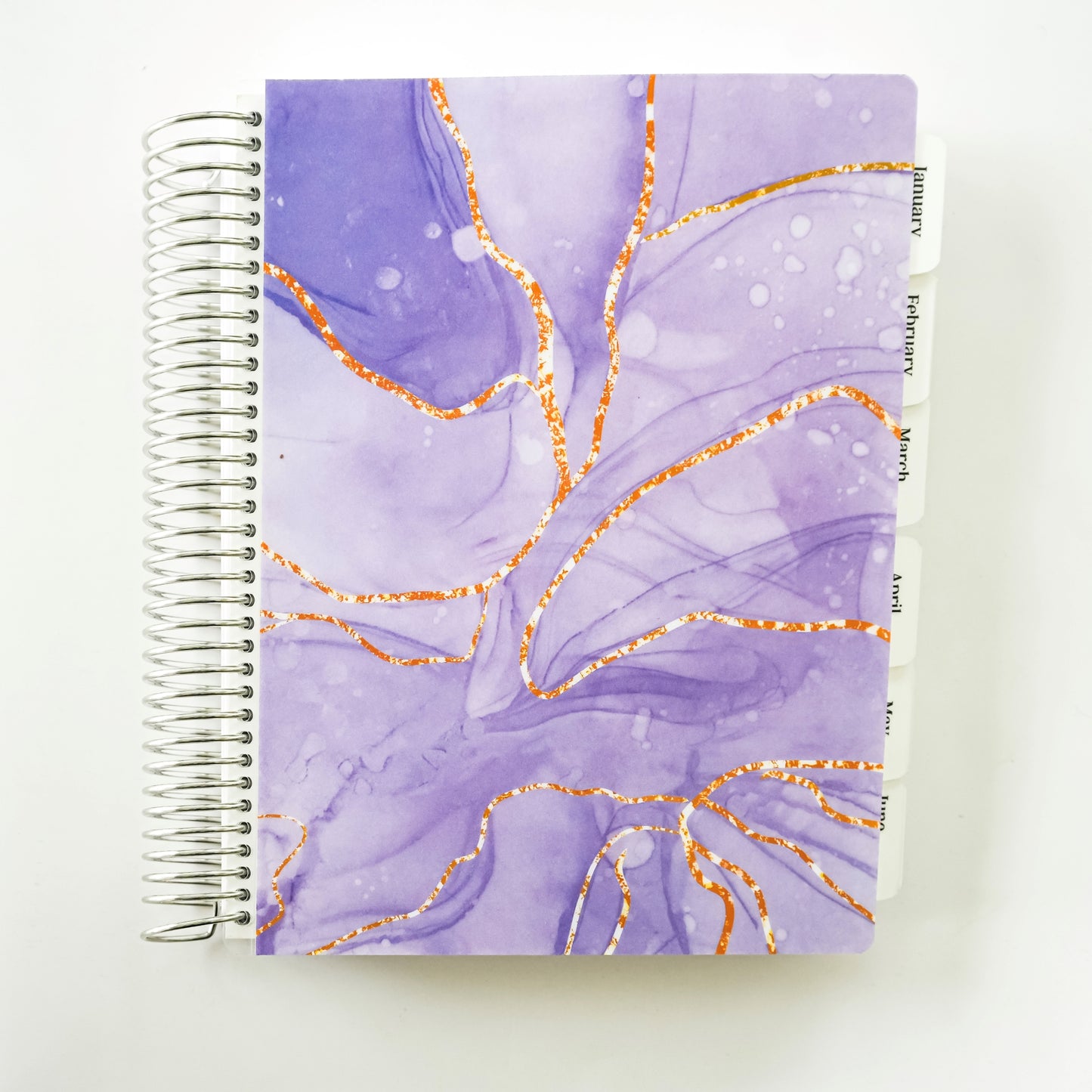 Daily Focus Planner: Purple and Gold