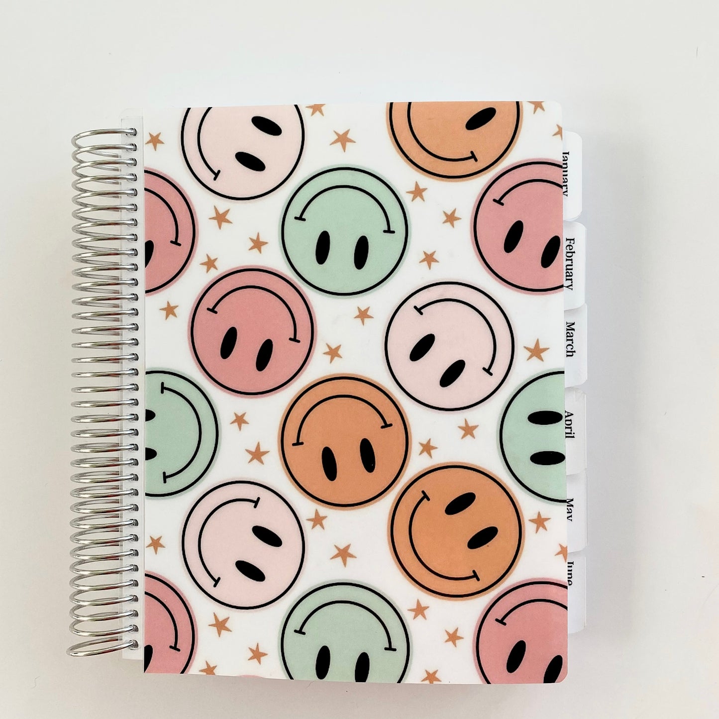Daily Focus Planner: Multi-Color Smiley