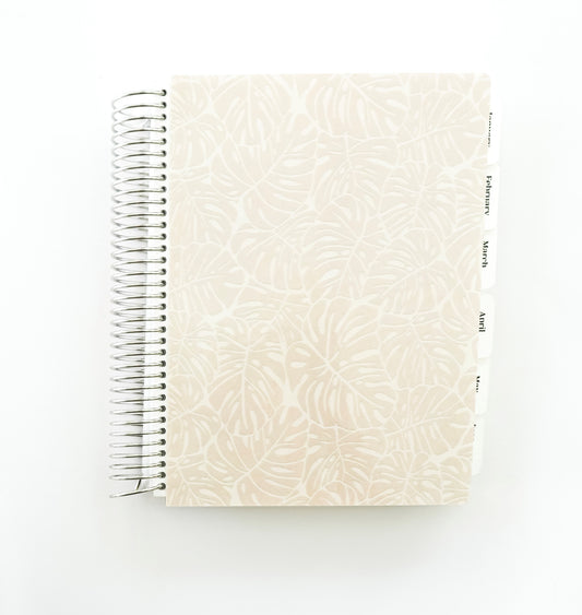 Daily Focus Planner: Tropical Palm Trees