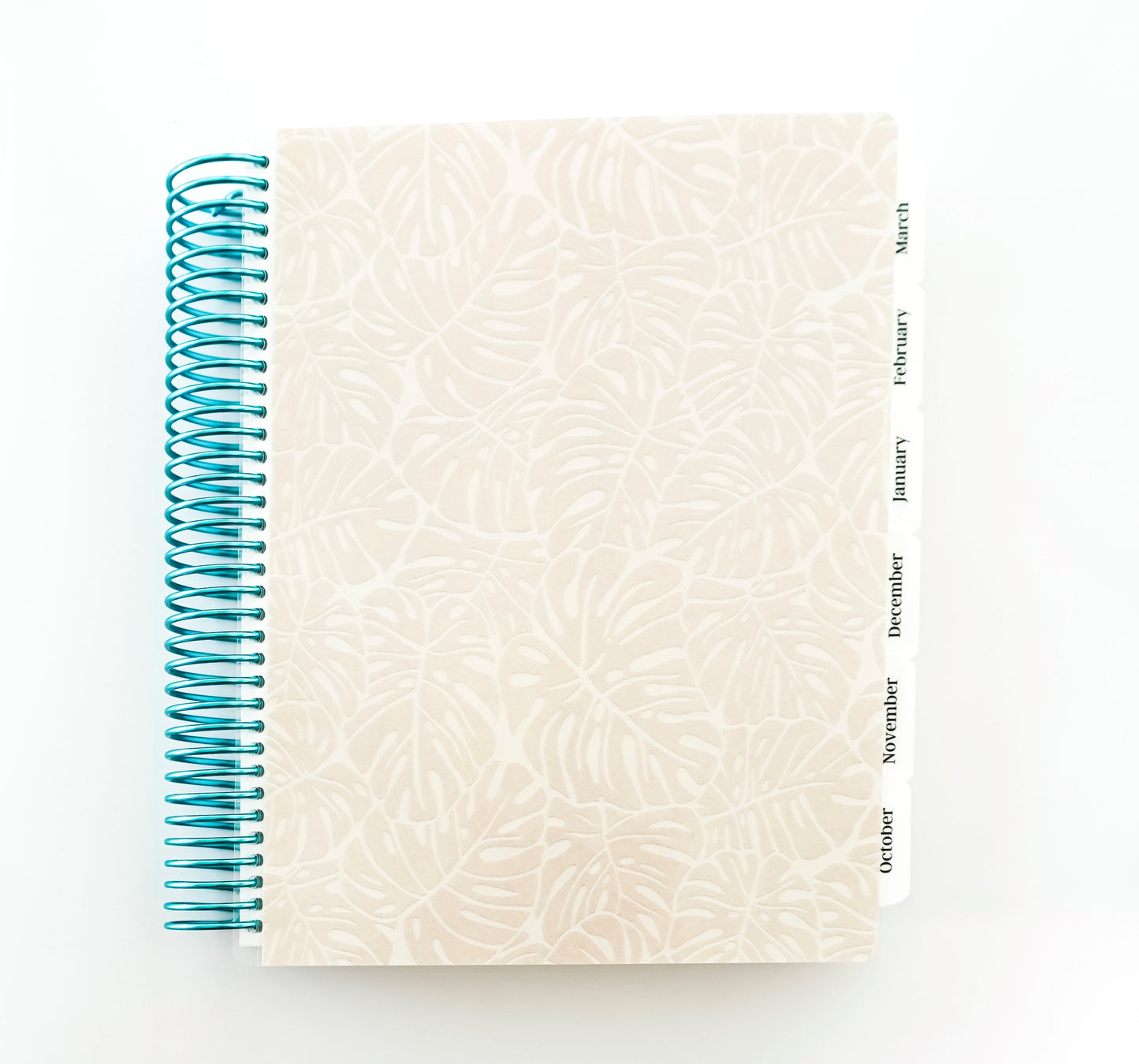 Daily Focus Planner: Tropical Palm Trees