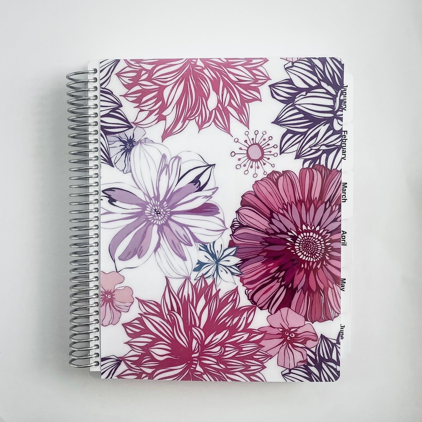Minimalist Planner: Vibrant Flowers