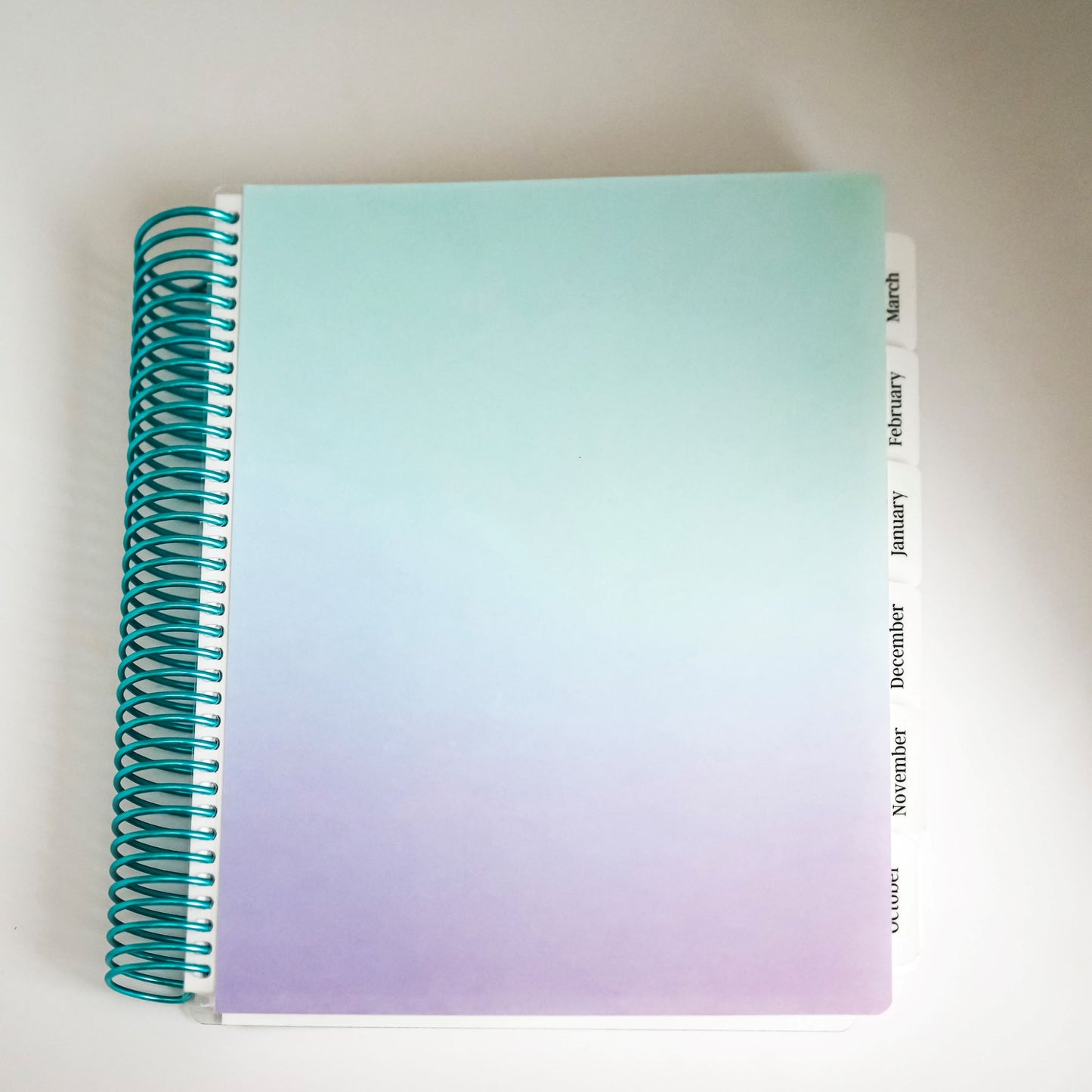 Daily Focus Planner: Purple and Blue Ombre
