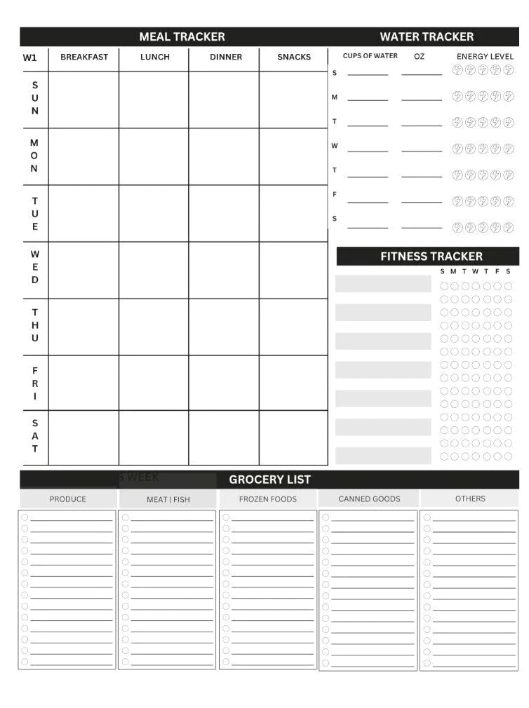 Daily Life Planner: Tan Swirl