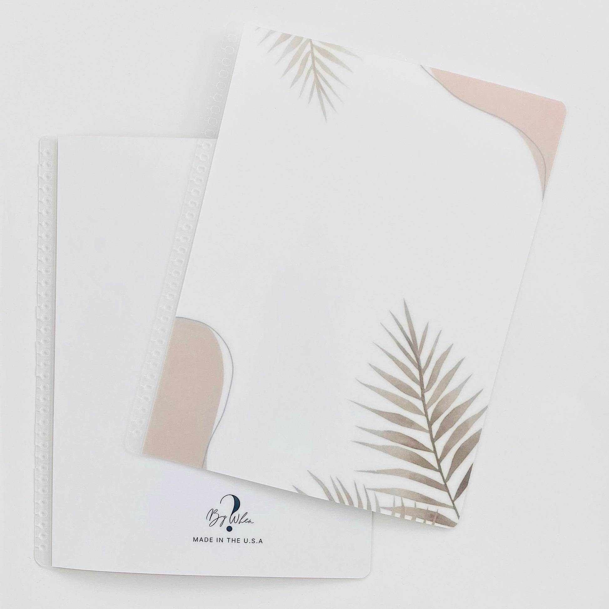 Minimalist fall planner cover