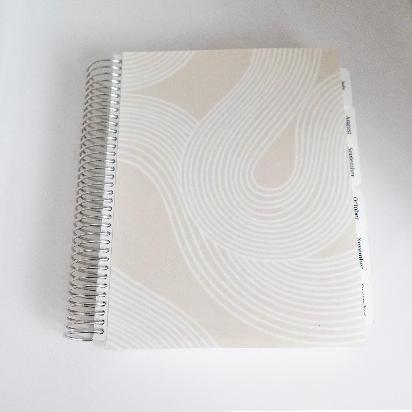 Daily Focus Planner: Neutral Swirls