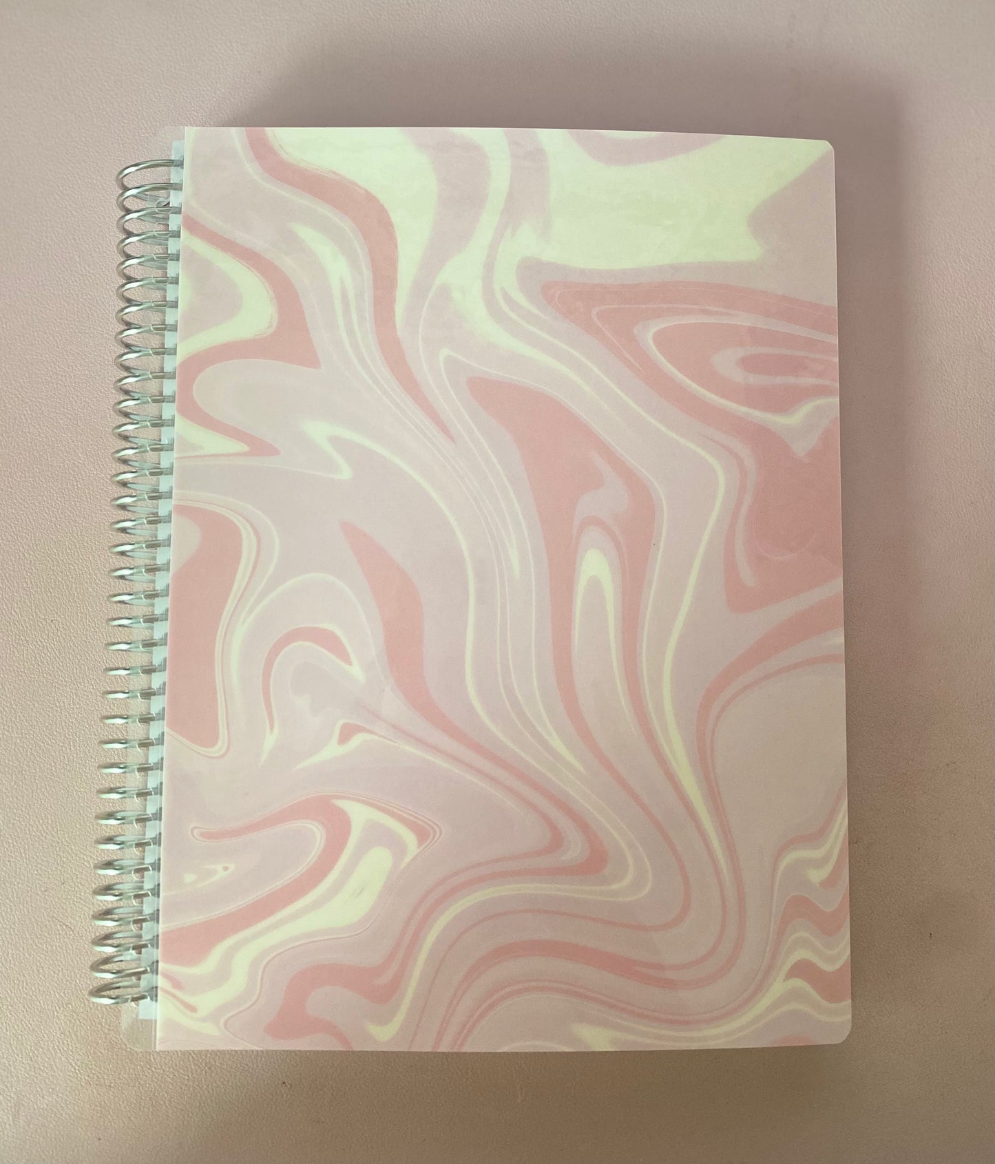Daily Thoughts Notebook: Pink Swirl - By When? Planner Co.