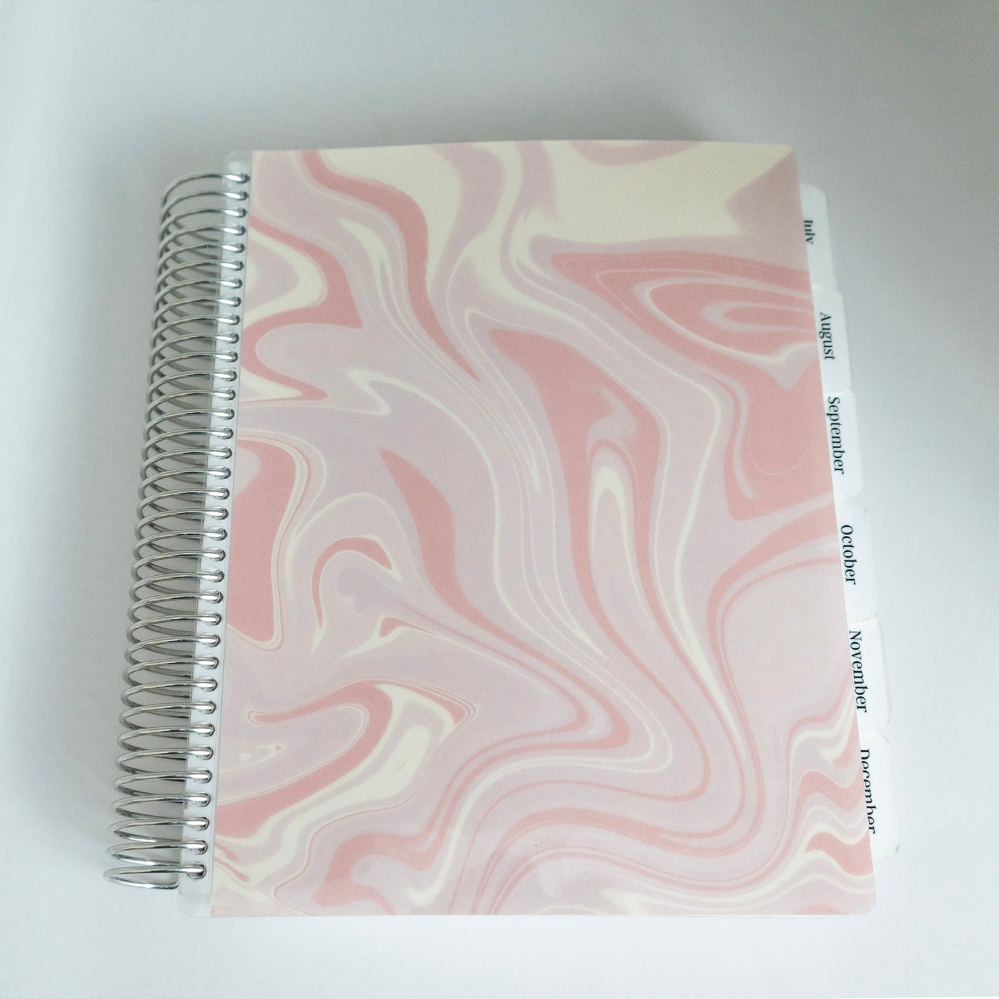 Daily Focus Planner: Pink Swirl