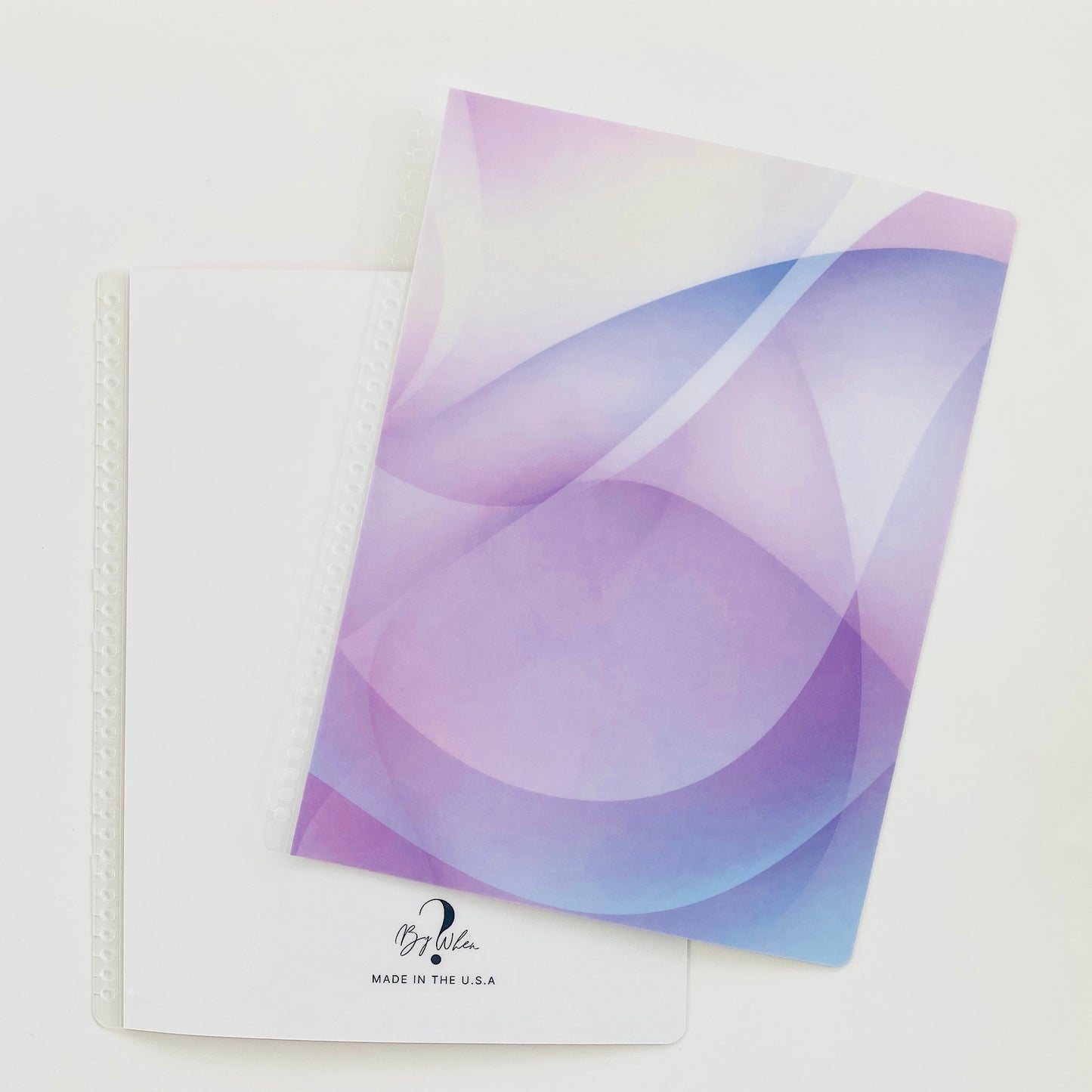Exchangeable Cover: Purple Waves