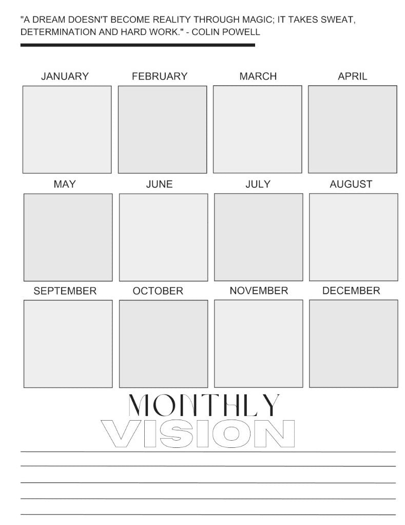 Goal Setting Planner: Ash - By When? Planner Co.