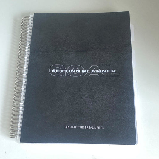 Goal Setting Planner: Black - By When? Planner Co.