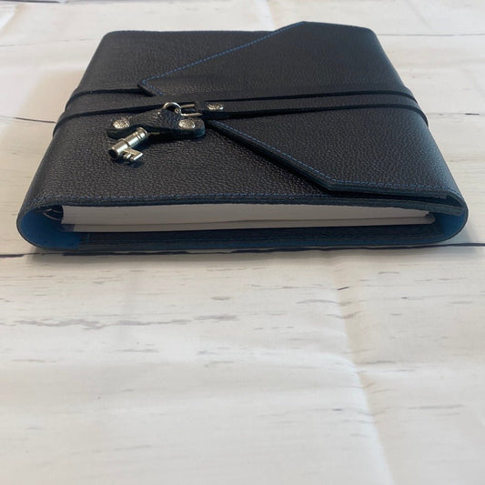 Leather Notebook Folio: Black - By When? Planner Co.
