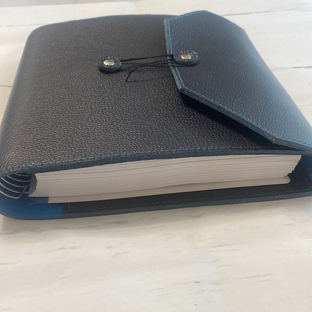 Leather Planner Folio: Black - By When? Planner Co.