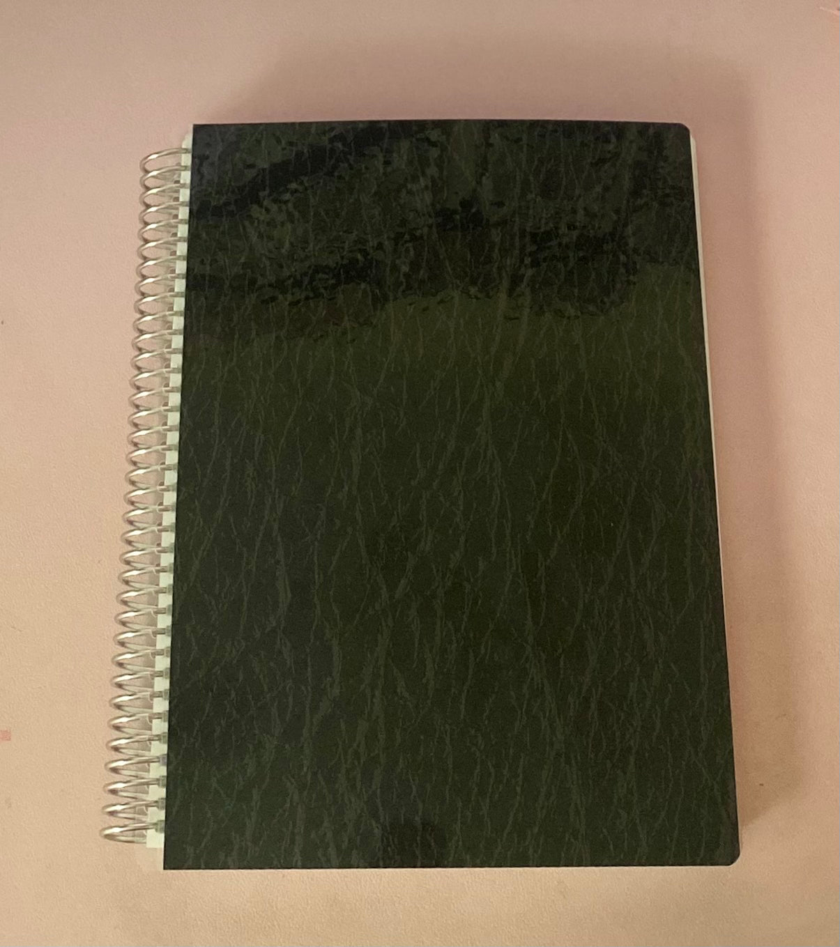 Lined Notebook: Black Leather - By When? Planner Co.